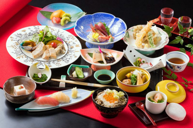 食欲をそそる日本食料理