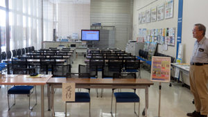 開催前の会場